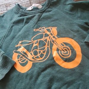 Boy's Motorcycle Sweatshirt